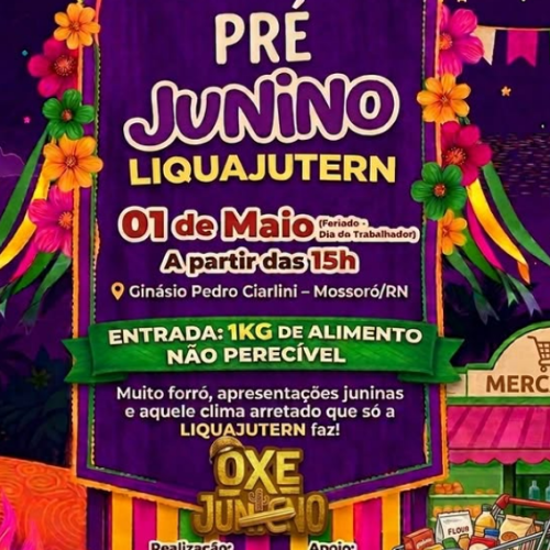 Mossoró recebe quadrilhas do Alto Oeste no Pré-junino 2026; Evento já tem data marcada