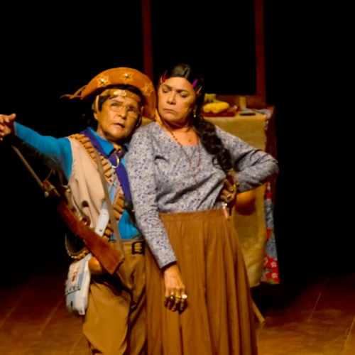 Grupo Boca de Cena revisita o cangaço com romantismo no Teatro Alberto Maranhão