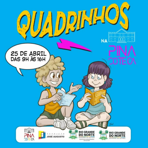 Pinacoteca do RN recebe Festival de Quadrinho no próximo dia 25