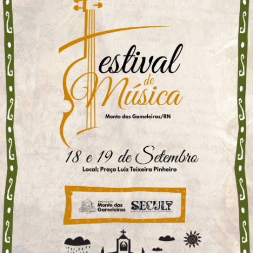 Monte das Gameleiras promove 1º Festival de Música em Setembro