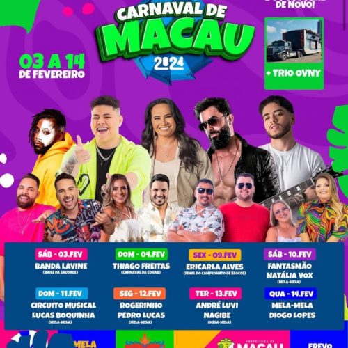 Carnaval de Macau 2024: Programação começa no sábado (3) e vai até o dia 14 de fevereiro
