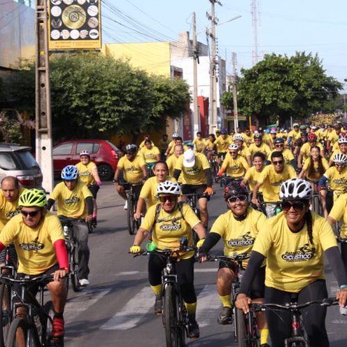 “Maio Amarelo”: 3ª edição do Passeio Ciclístico em Mossoró reúne 1,5 mil participantes