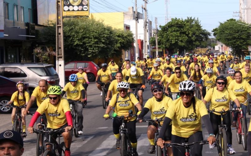 “Maio Amarelo”: 3ª edição do Passeio Ciclístico em Mossoró reúne 1,5 mil participantes