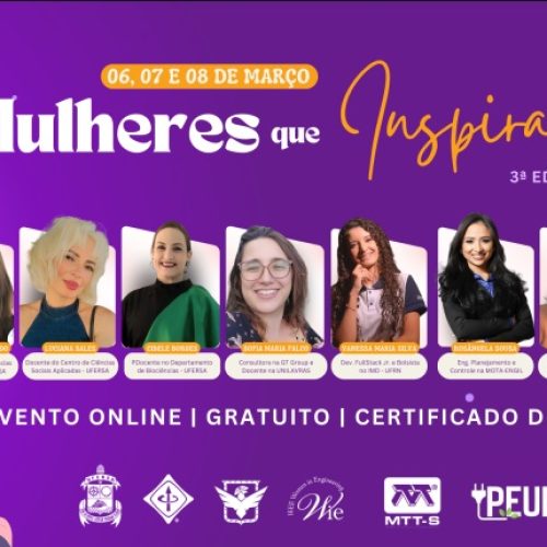 UFERSA promove 3ª edição do projeto Mulheres que inspiram; Evento é online e gratuito