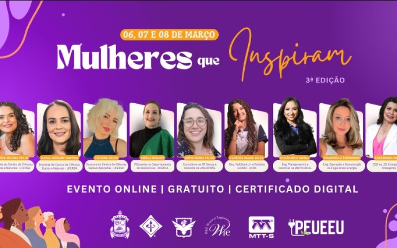UFERSA promove 3ª edição do projeto Mulheres que inspiram; Evento é online e gratuito