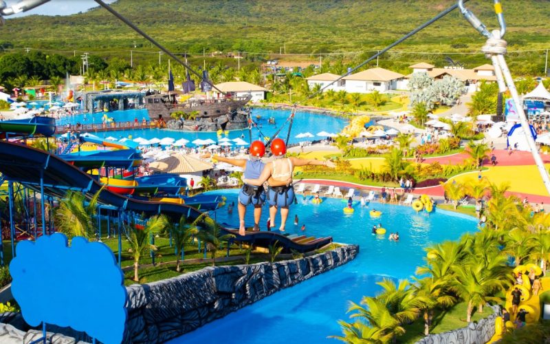 West Acqua Park: O maior parque aquático do RN tem 60 mil/m² e tobogã com 110m de altura