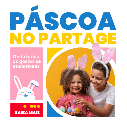 Partage Norte Shopping realiza programação especial de páscoa até o dia 31 de março