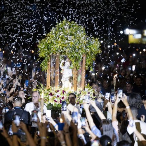 Natal acolhe com fé e solidariedade imagem peregrina de São Miguel Arcanjo
