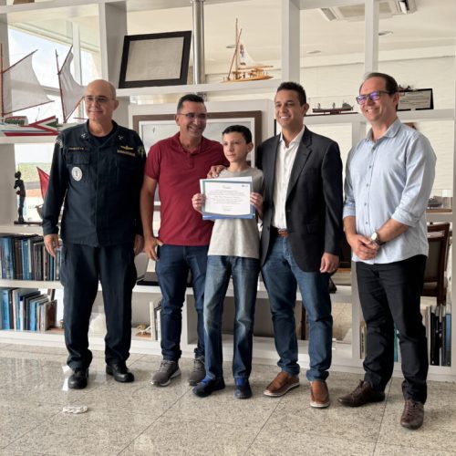 Estudante do Sesc RN conquista 6º lugar em concurso nacional de redação da Marinha