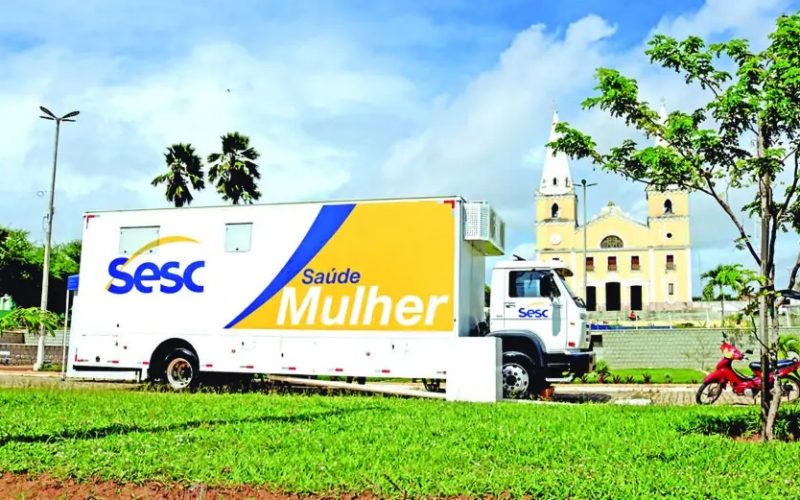 Unidade Móvel Sesc Saúde Mulher segue para a cidade de Almino Afonso/RN