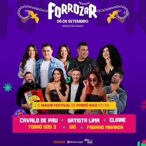 Festival Forrozar anuncia virada de lote e novo ponto de venda sem taxa no Midway Mall