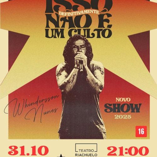 Whindersson Nunes retorna a Natal com o show “Isso Definitivamente Não é um Culto”