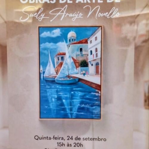 Artista plástica Suely Araújo Novello faz exposição nesta quinta, dia 24, na Rio Center