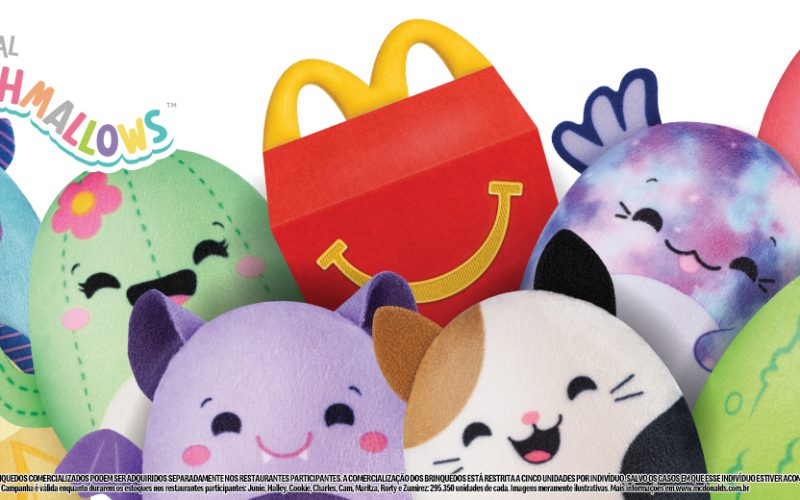 Pelúcias de Squishmallows chegam no McLanche Feliz