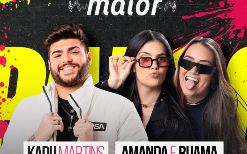 Kadu Martins é atração principal no projeto Palco Maior neste sábado (29) no Malca Club