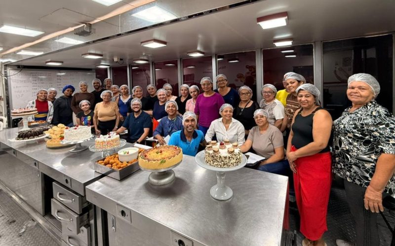 Parnamirim oferece cursos de Bolos e Salgados às comunidades, em parceria com o Senai