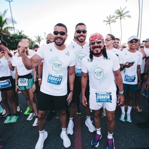 Corrida 100% você com Bell Marques, Rafa e Pipo Marques acontece no próximo dia 3 de outubro