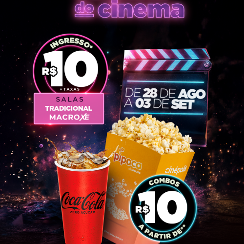 Cinépolis participa de Semana do Cinema com ingressos e combos a partir de R$ 10