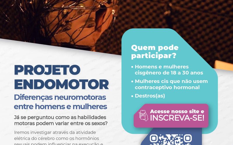 Projeto Endomotor abre inscrições para voluntários no Instituto do Cérebro