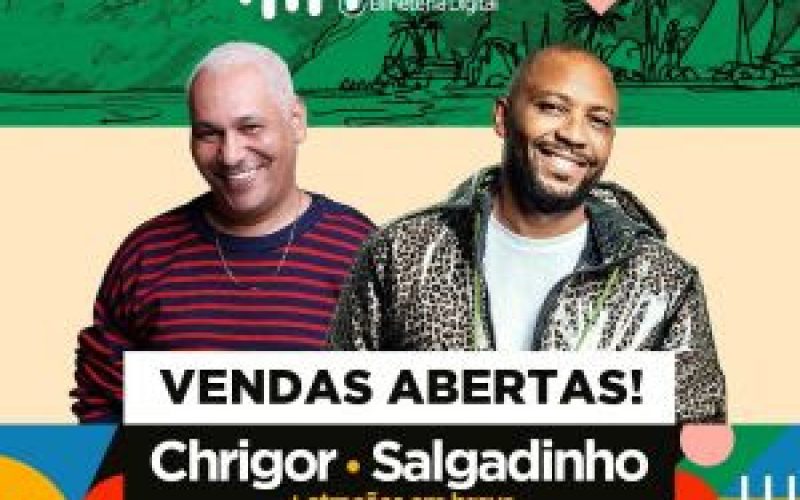 Projeto Toca Brasil anuncia 10h de pagode com Chrigor e Salgadinho no dia 21 de setembro