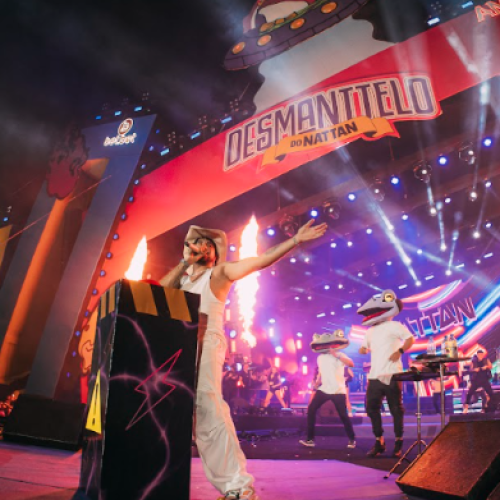 Nattan convida Melody, Kevin O Chris e Kaká e Pedrinho para festa Desmanttelo, em Fortaleza