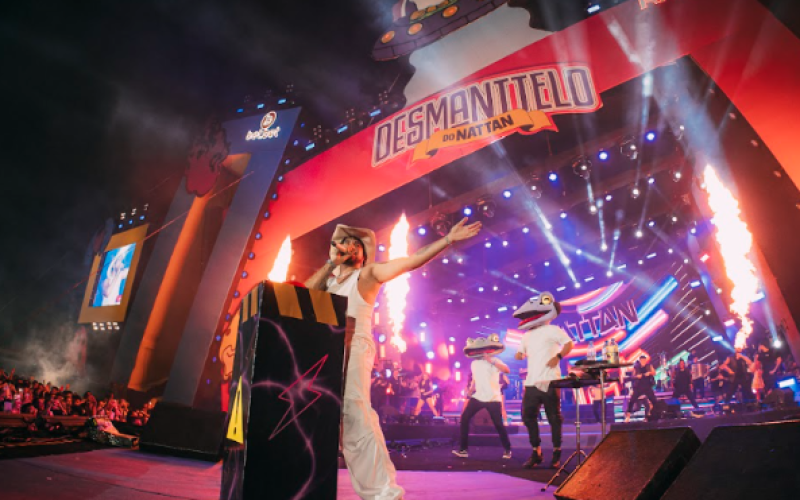 Nattan convida Melody, Kevin O Chris e Kaká e Pedrinho para festa Desmanttelo, em Fortaleza