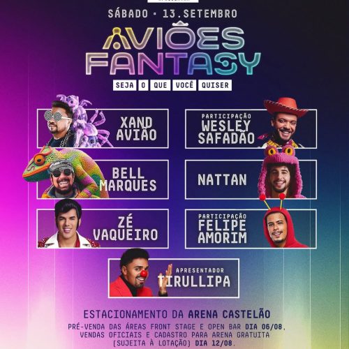 Xand Avião convoca Bell Marques, Nattan, Zé Vaqueiro e mais para o Aviões Fantasy 2025
