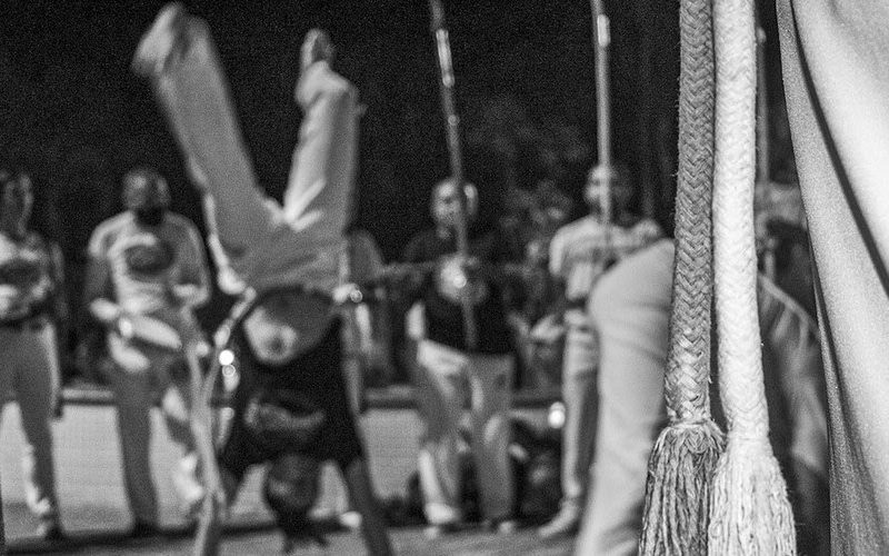Tradicional roda de capoeira na Praça da Sé, no município do Crato, região do Cariri, Ceará. 05-08-2022.
