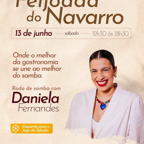 Hotel Barreira Roxa promove “Feijoada do Navarro” com samba e experiência gastronômica à beira-mar