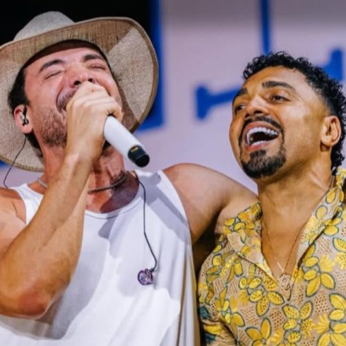 Tirullipa rouba a cena em live com Wesley Safadão, no rancho de Carlinhos Maia