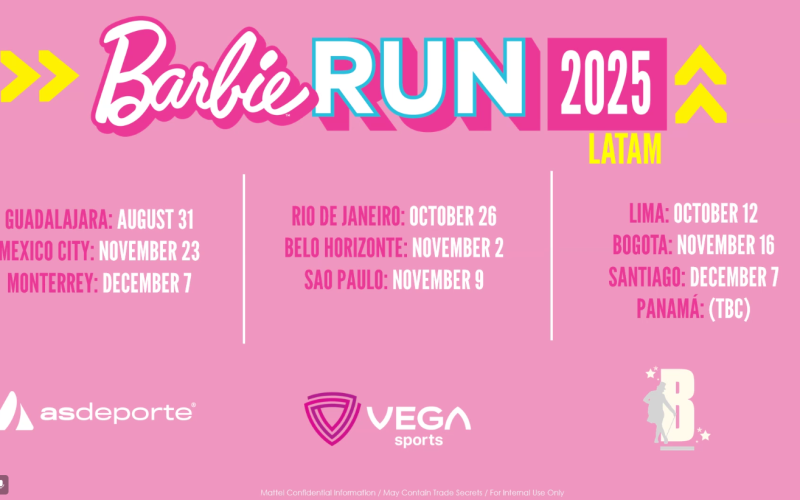 Corrida Barbie Run está de volta e vai ser realizada em três cidades brasileiras