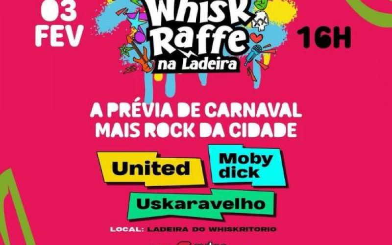 WhiskRaffe na ladeira: O bloco de carnaval com rock e cerveja artesanal de Natal